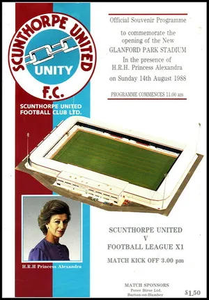 Huy hiệu &quot;The Iron&quot; của câu lạc bộ Scunthorpe United, biểu tượng của vùng đất thép và bóng đá Anh