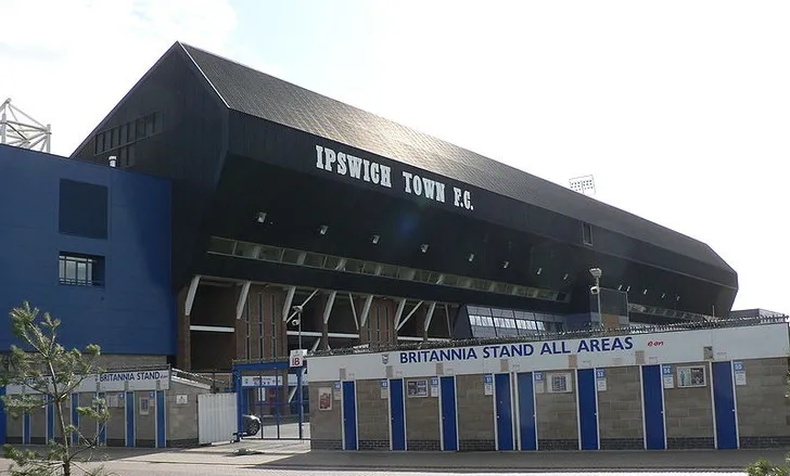 Khán đài Britannia, một góc nhìn của sân Portman Road