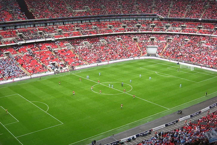 Khung cảnh từ khán đài Wembley