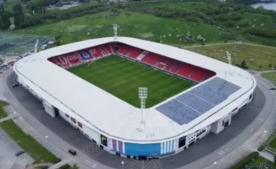 Toàn cảnh sân vận động Eco-Power từ trên cao, biểu tượng mới của Doncaster Rovers