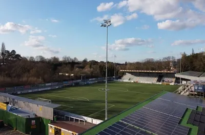 Toàn cảnh sân vận động Gallagher Stadium, nơi Maidstone United viết nên lịch sử mới